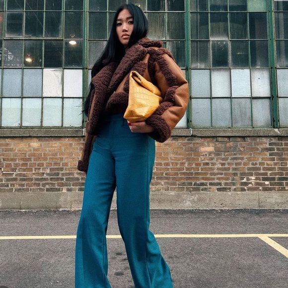 NWT Stand Studio Faux Shearling Tan Kristy Jacket - Picture 7 of 10